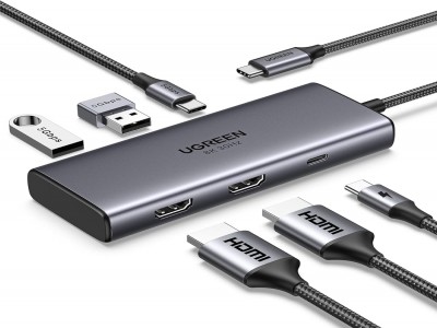UGREEN Type-C 6 IN 1 Docking Station 8K