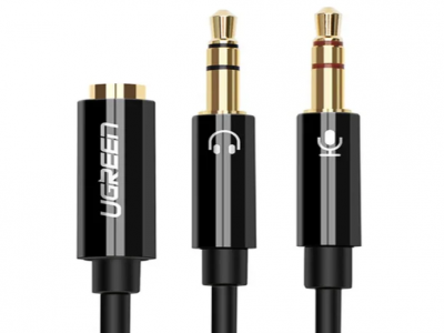 UGREEN 3.5mm Female to 2 Male Audio Cable