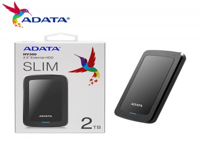 ADATA HV300 External HDD 2TB (USB 3.2 Gen1)