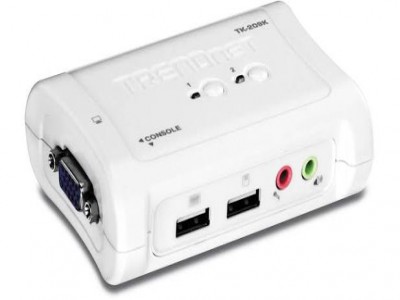 2-Port USB KVM Switch Kit w/ Audio