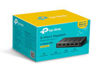 tp-link LS1005G 5-Port Gigabit  Desktop Switch Lit