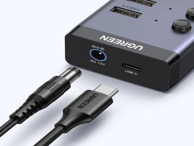 UGREEN 7-Port USB 3.0 Hub with USB-C to USB 3.0 Ca