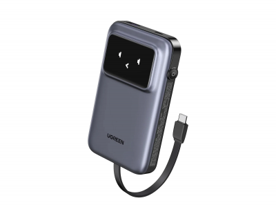 UGREEN 10000mAh Power Bank with Built-in Cable