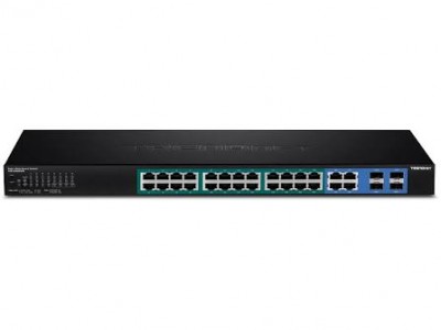 28-Port Gigabit Web Smart PoE+ Switch (370W)