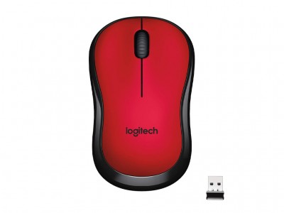 Logitech M221 Wireless Mouse (Red)