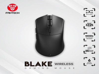FANTECH WGC5S BLAKE Wireless Mouse Black 