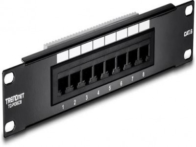 8-Port Cat. 6 Unshielded Patch Panel (10