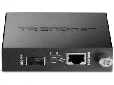 Intelligent 100/1000Mbase-T to SFP Media Converter